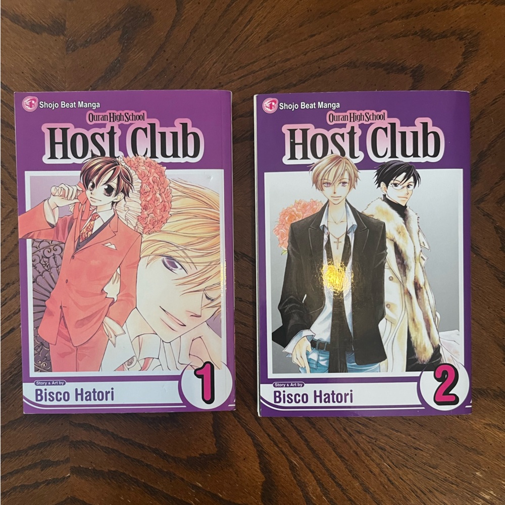 Manga books for teens | Ouran High School Host Club | set of 2, #1&2